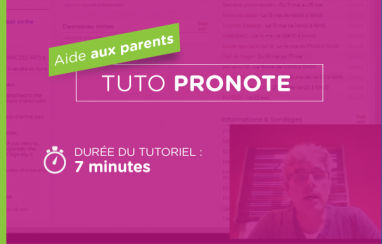 [Tuto Pronote] Le cahier de texte