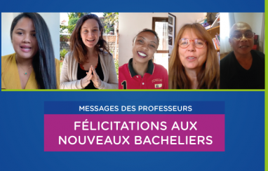 [Bacheliers Promo 2020] Les félicitations des profs