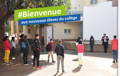 Bienvenue aux nouveaux élèves du collège !