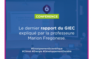 [Conférence] Dernier rapport du GIEC