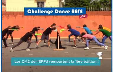 Les CM2 de l’EPFd remportent le Challenge Danse AEFE 2021