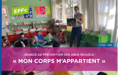 [Sensibilisation] « Mon corps m’appartient »