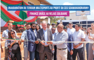 Un terrain multisports pour le CEG Soamanandrariny