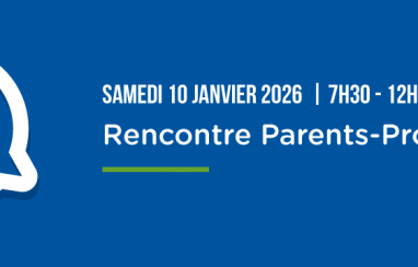 Samedi 10/01 : Réunion Parents-Professeurs
